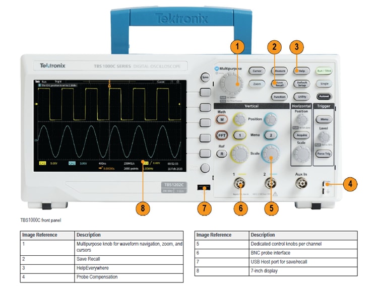 TBS1000Cデジタル・ストレージ・オシロスコープ - Tektronix